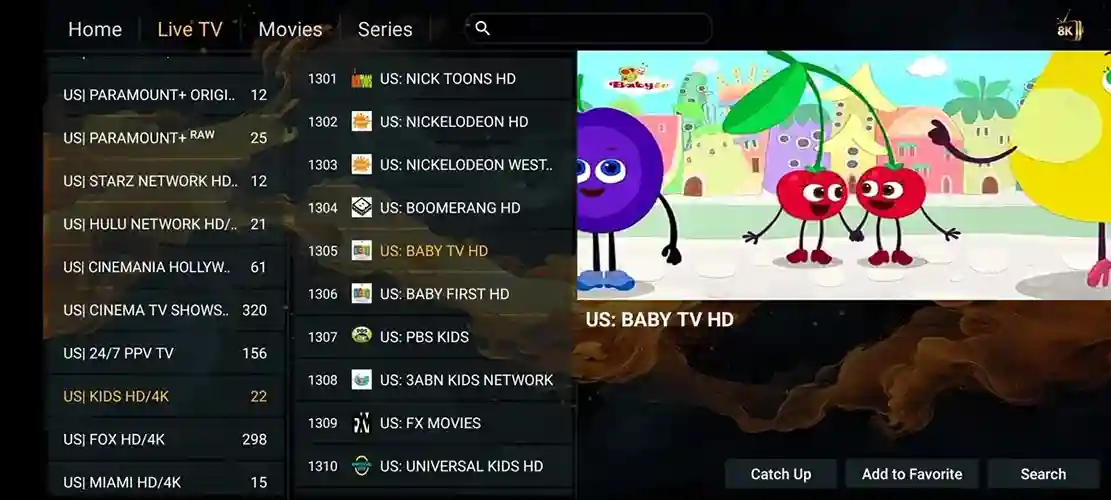 Preview 3 - Aurex TV Premium IPTV Subscription